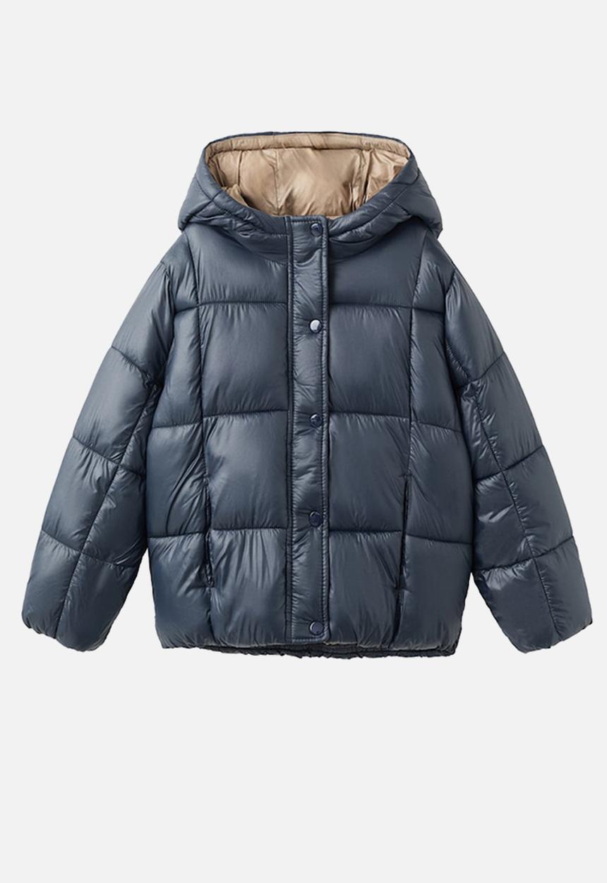 MANGO - Puffer coat cesca - navy