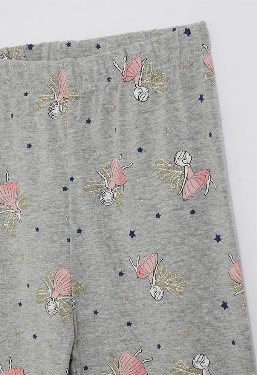 Pop Candy - Printed leggings - dark grey/ballerinas
