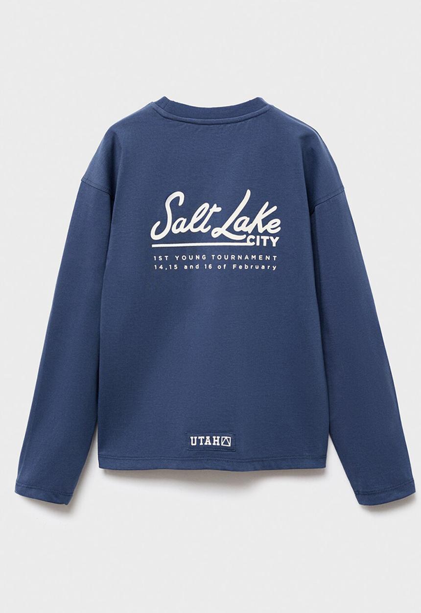 MANGO - T-shirt allstar - navy