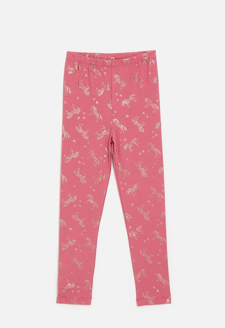 Pop Candy - Printed legging - dark pink/unicorns