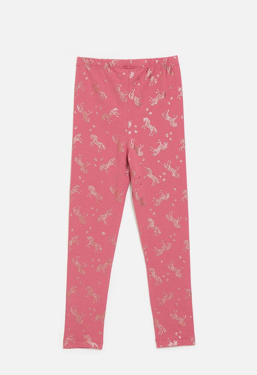 Pop Candy - Printed legging - dark pink/unicorns