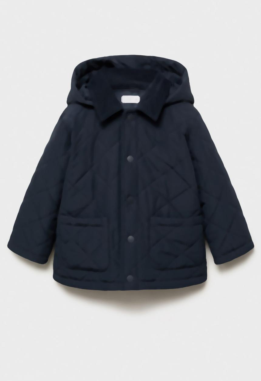 MANGO - Puffer coat huskyb - navy