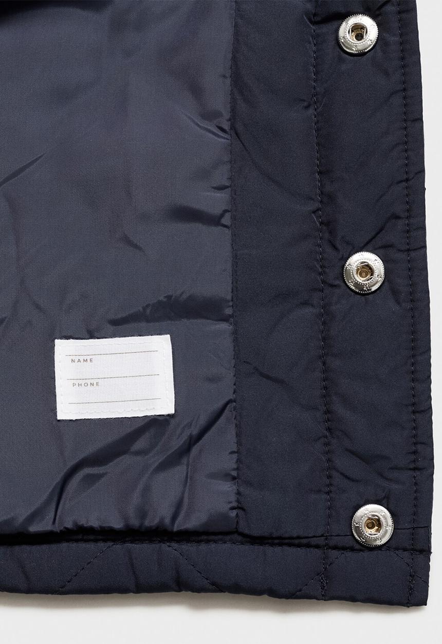 MANGO - Puffer coat huskyb - navy