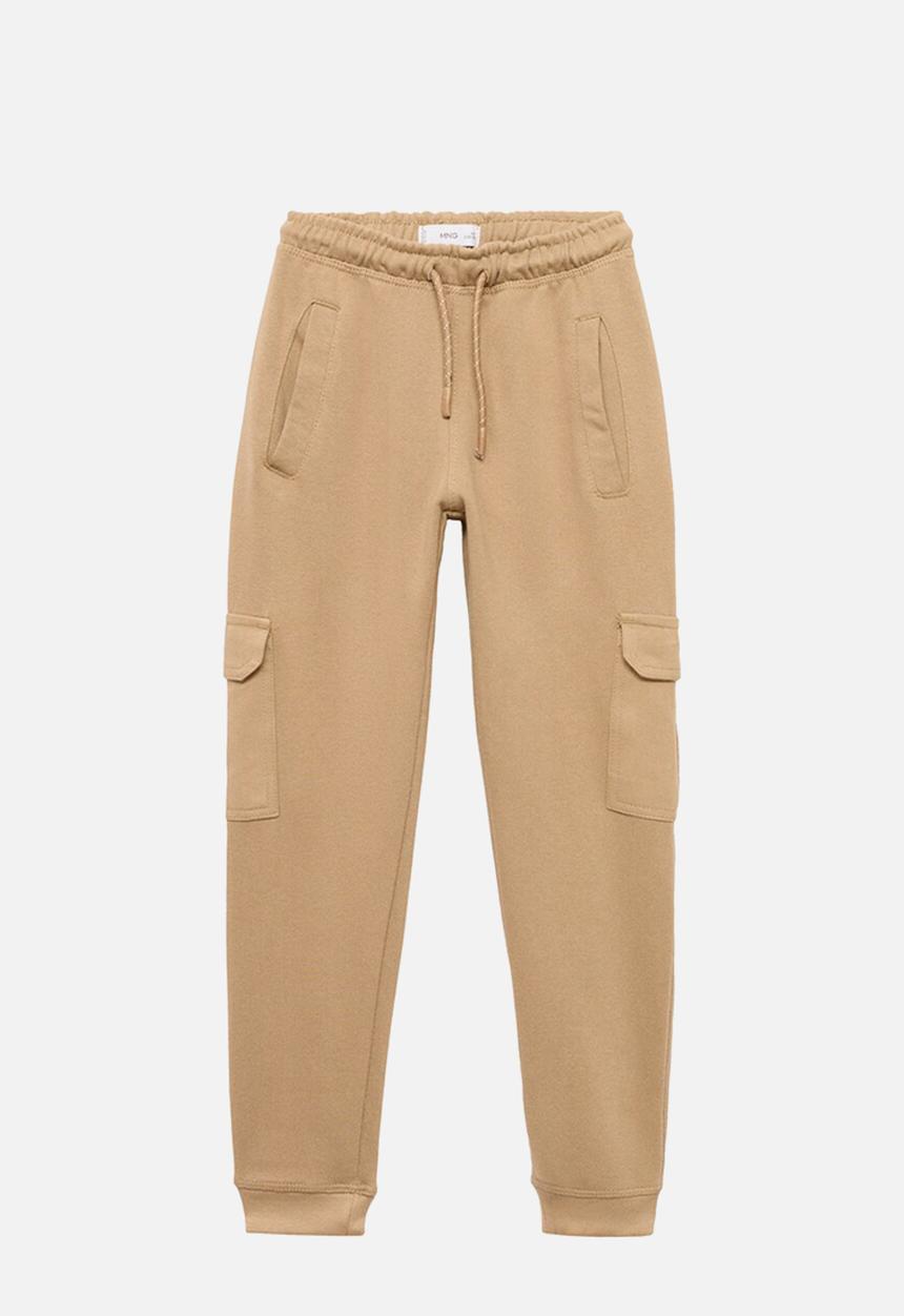 MANGO - Joggers cargo - medium brown