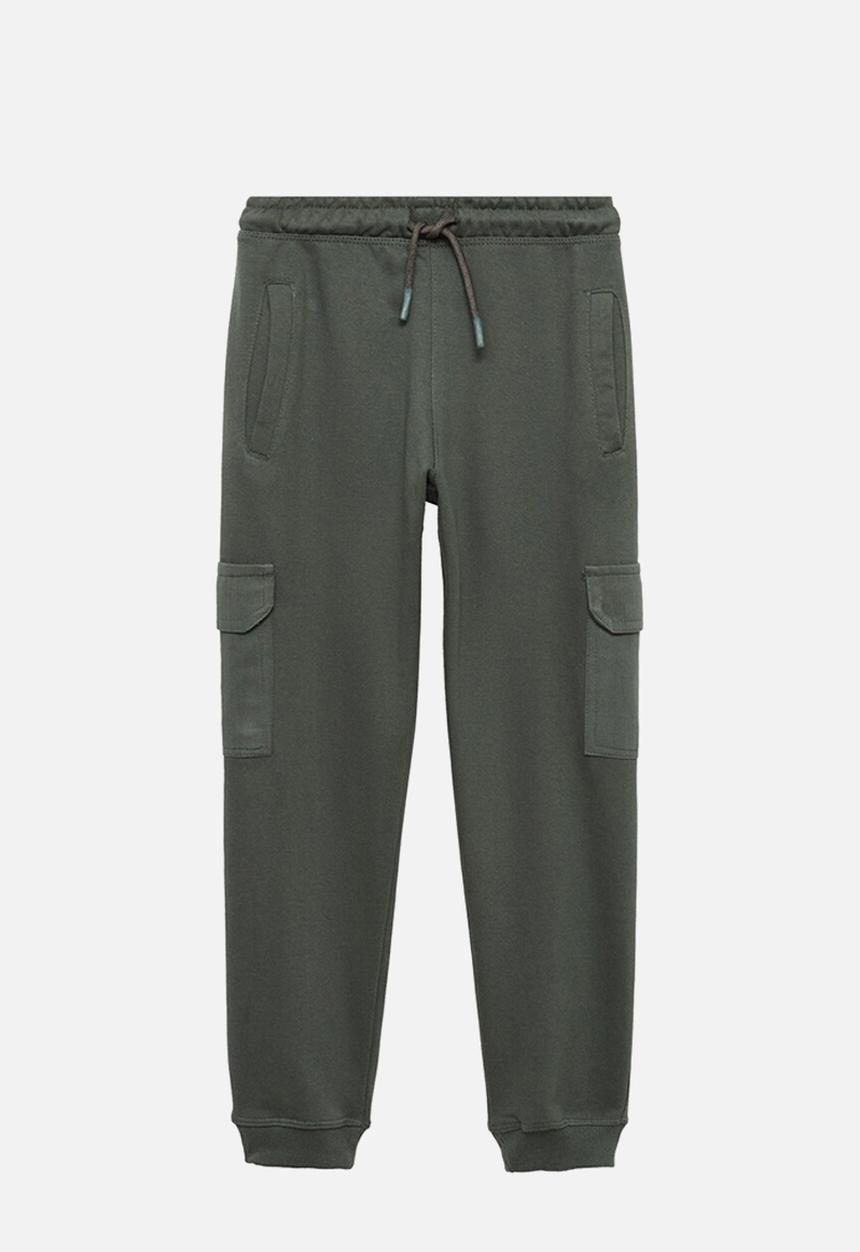 MANGO - Joggers cargo - medium green