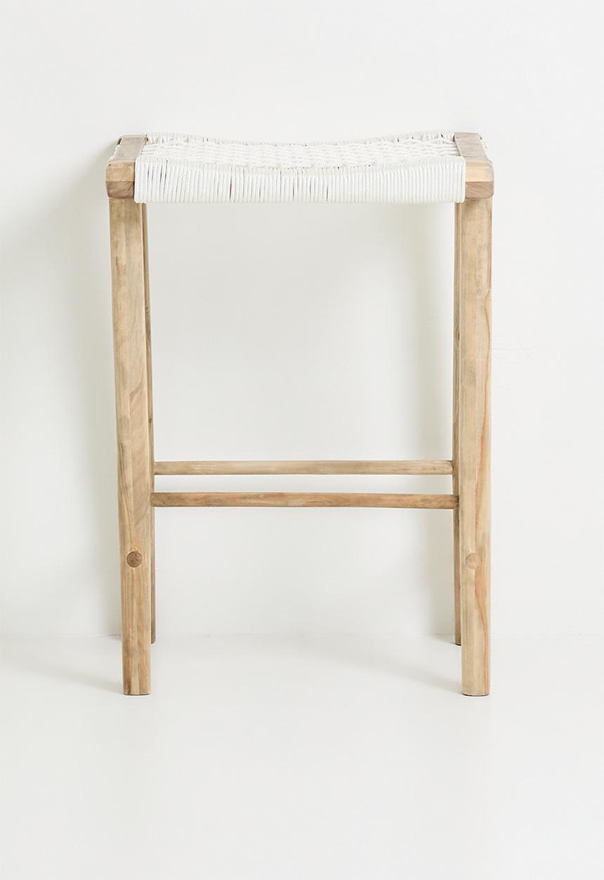 Homewood - Kaya Barstool - Natural & White