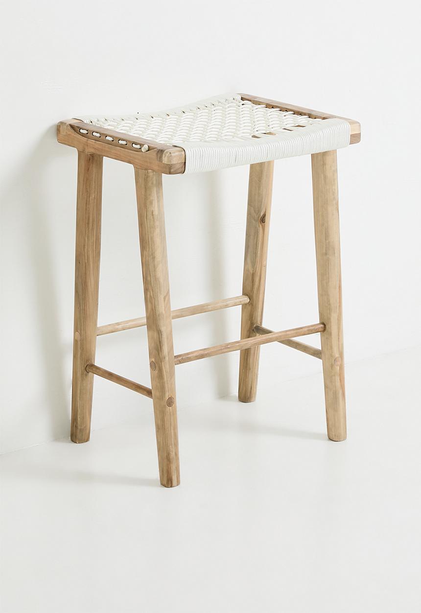 Homewood - Kaya Barstool - Natural & White