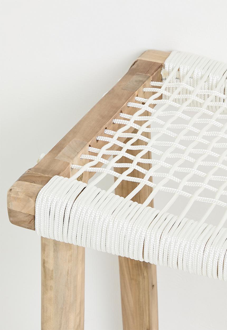 Homewood - Kaya Barstool - Natural & White