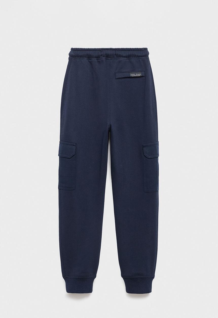 MANGO - Joggers cargo - navy