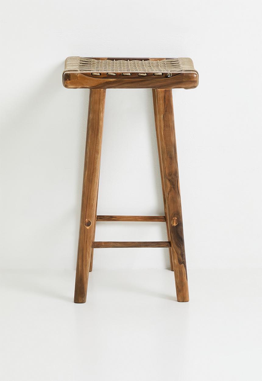Homewood - Kaya Barstool - Natural & Beige