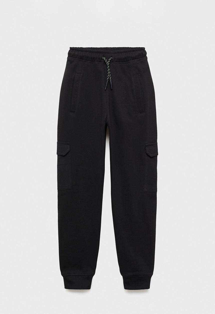 MANGO - Joggers cargo - black