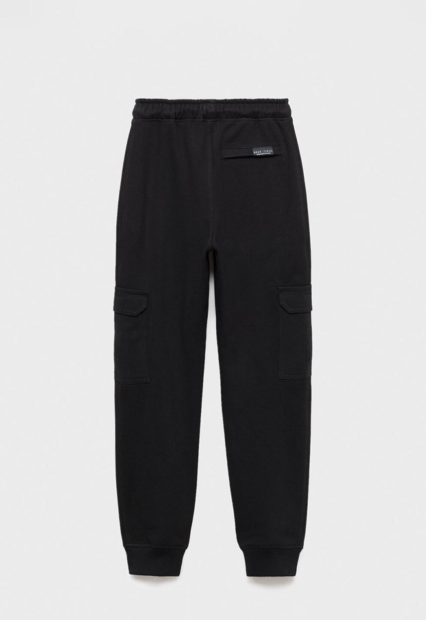 MANGO - Joggers cargo - black
