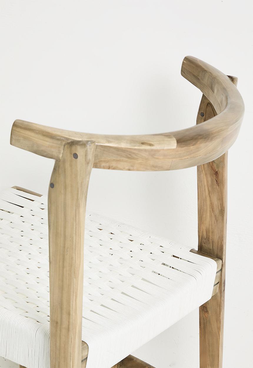 Homewood - Amani Dining Chair - Natural & White