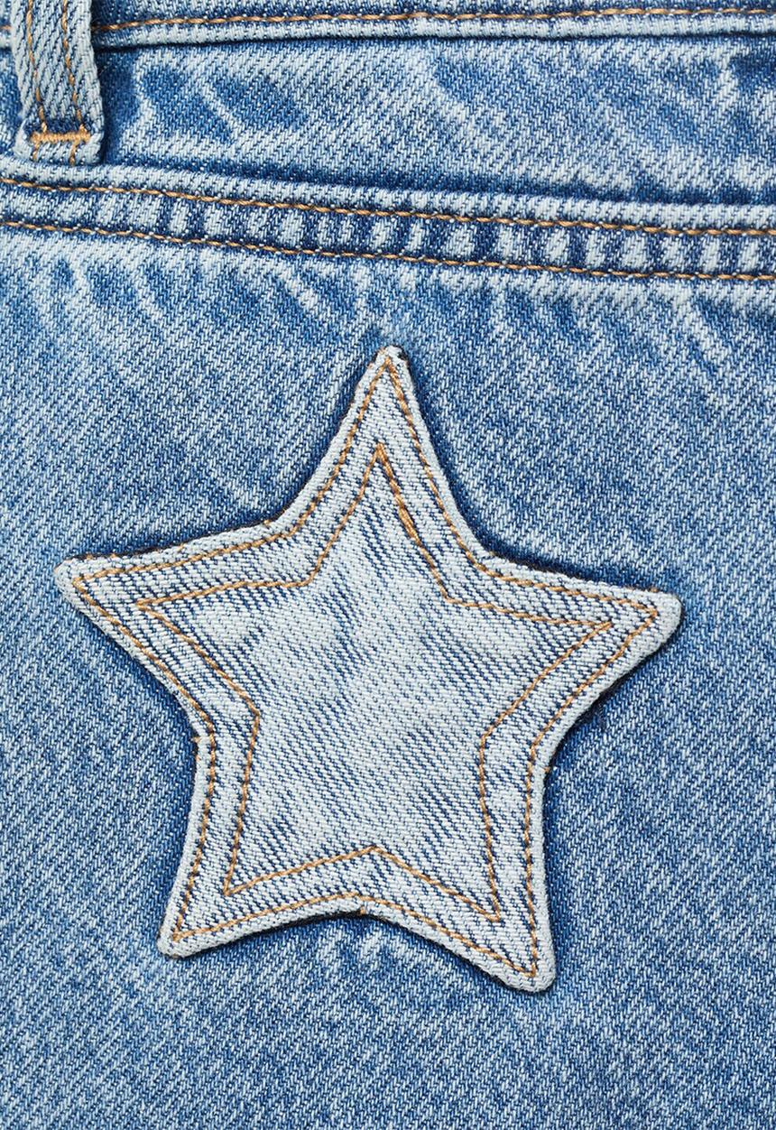 MANGO - Jeans start - open blue