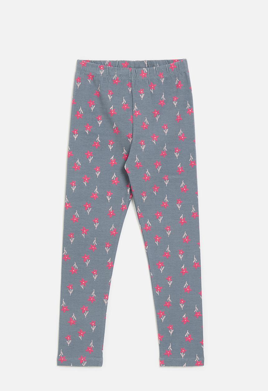 Pop Candy - Printed leggings - navy blue/flowers