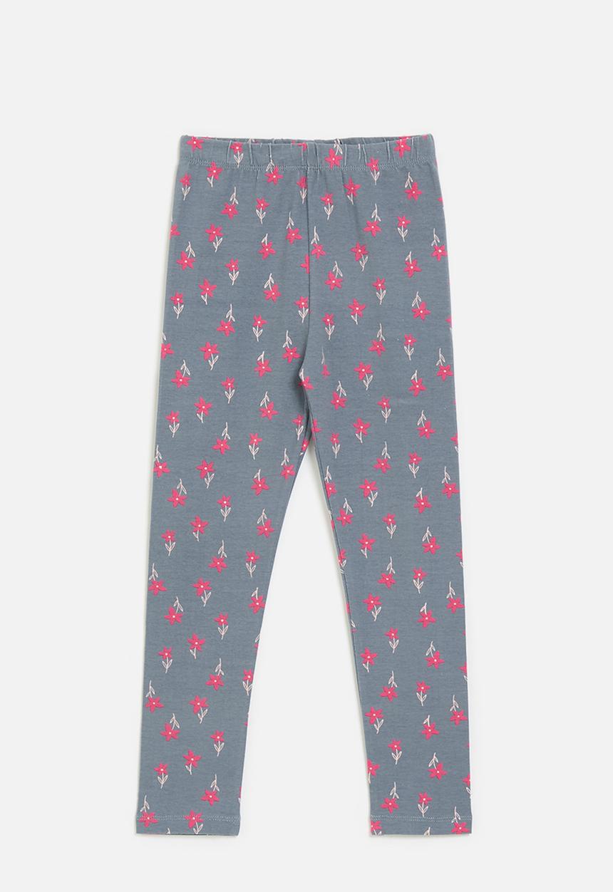 Pop Candy - Printed leggings - navy blue/flowers