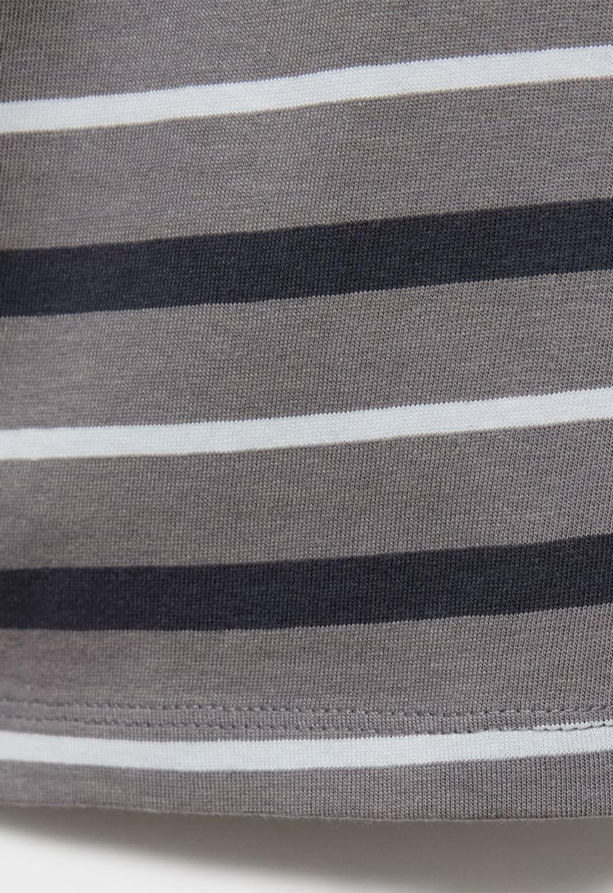 MANGO - T-shirt paleb - gray