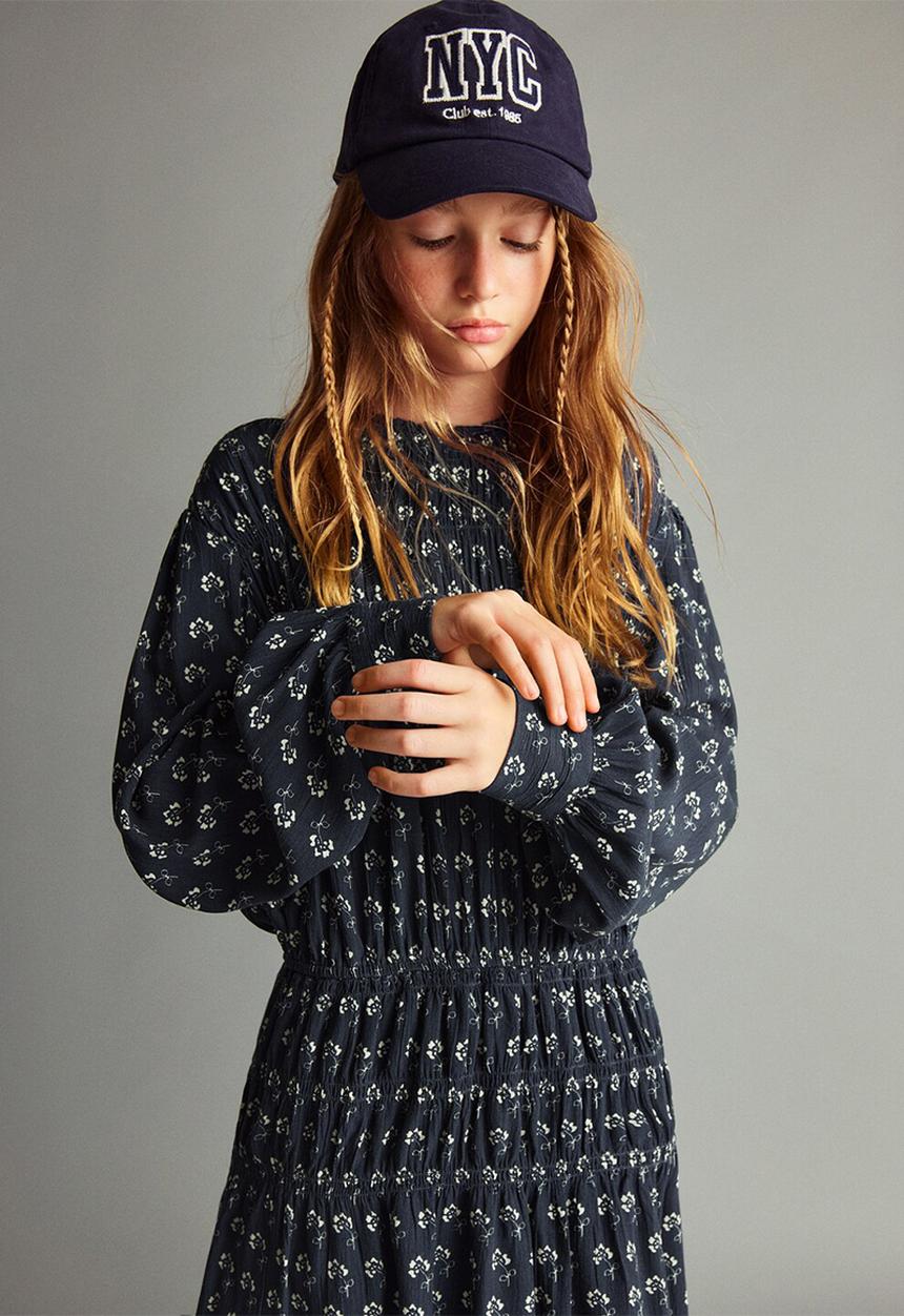 MANGO - Dress liria - navy