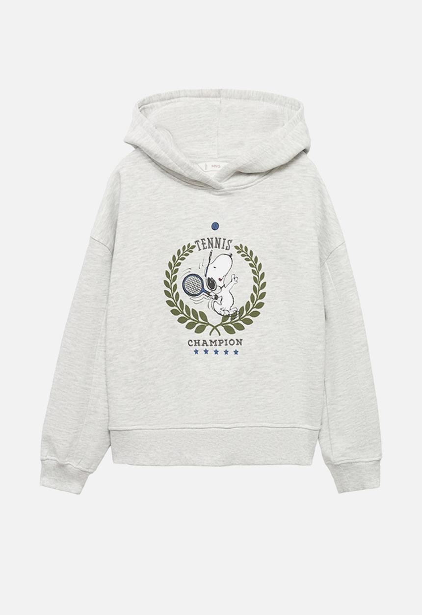 MANGO - Sweatshirt sychamp - light pastel gray