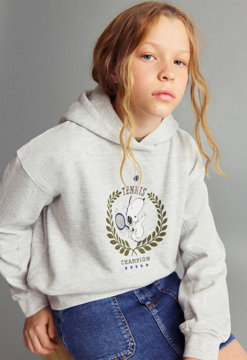 MANGO - Sweatshirt sychamp - light pastel gray