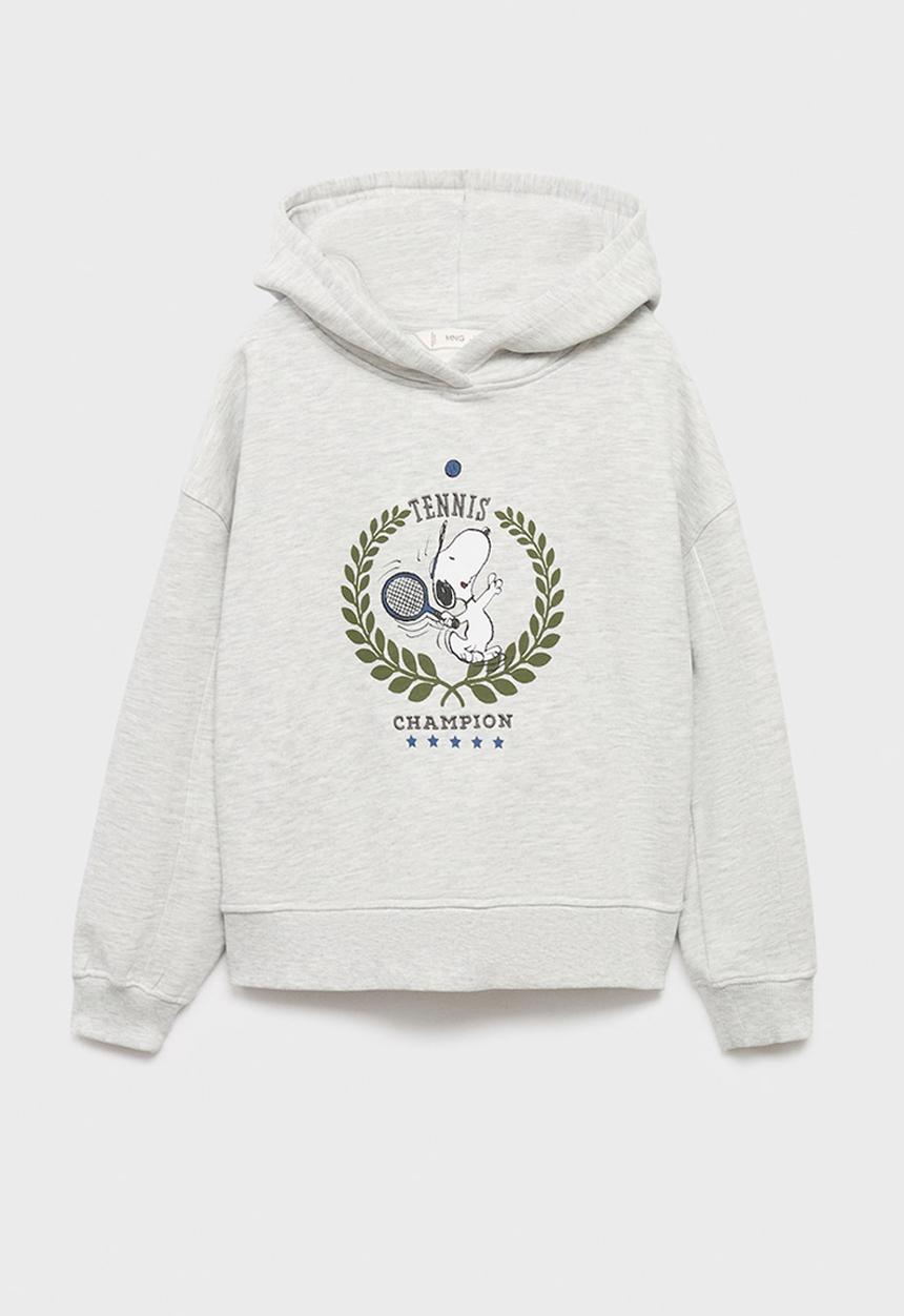 MANGO - Sweatshirt sychamp - light pastel gray
