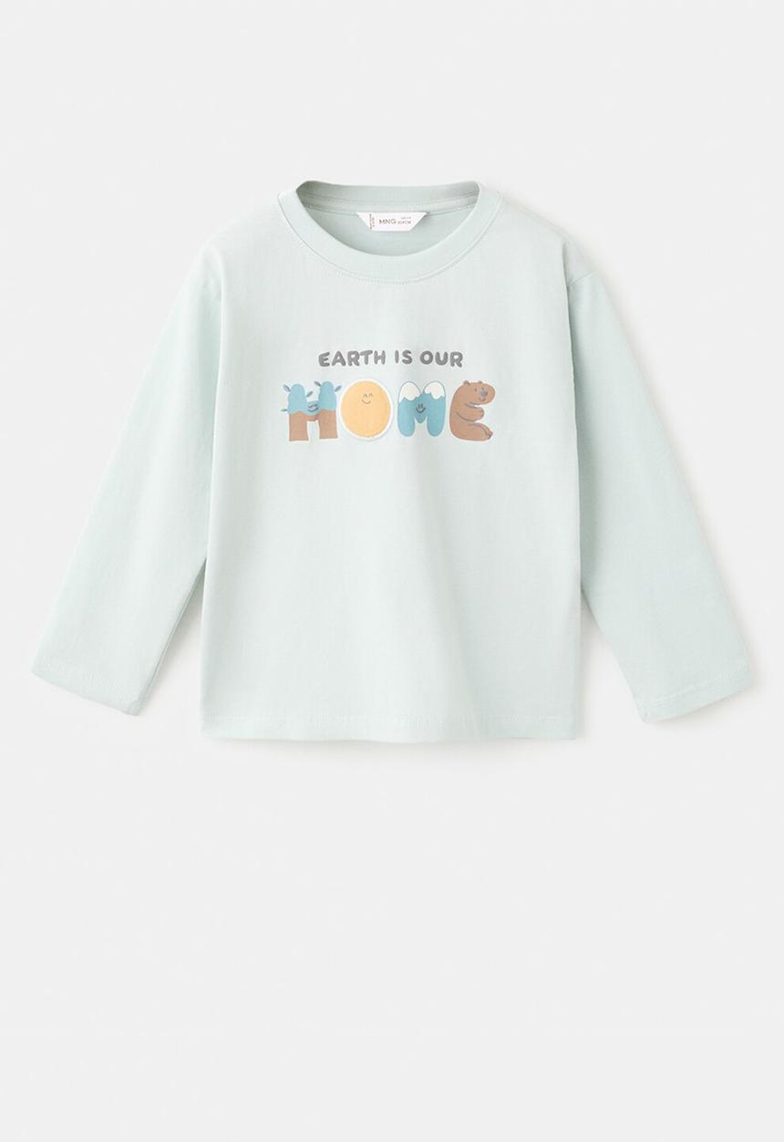 MANGO - T-Shirt HOMIE - Turquoise / Aqua