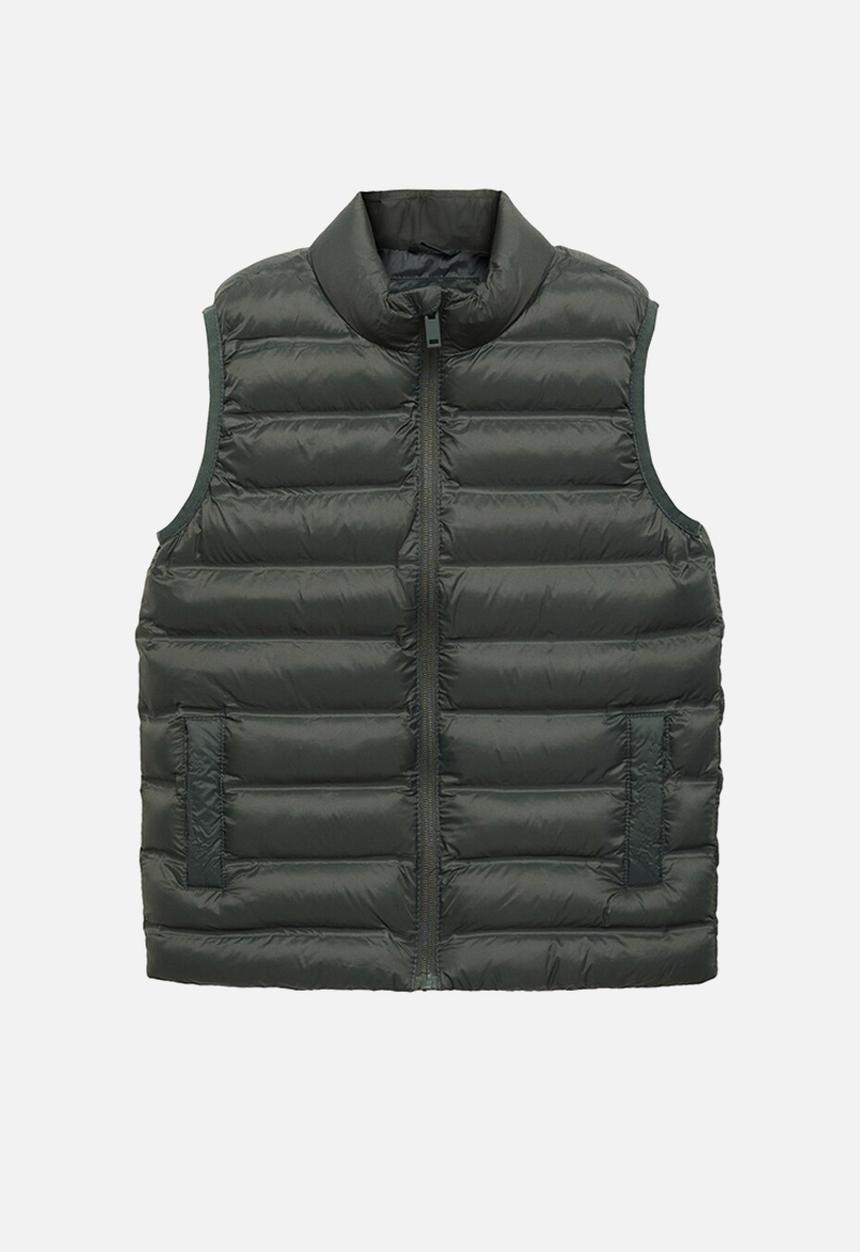 MANGO - Outer vest alvaro - beige khaki