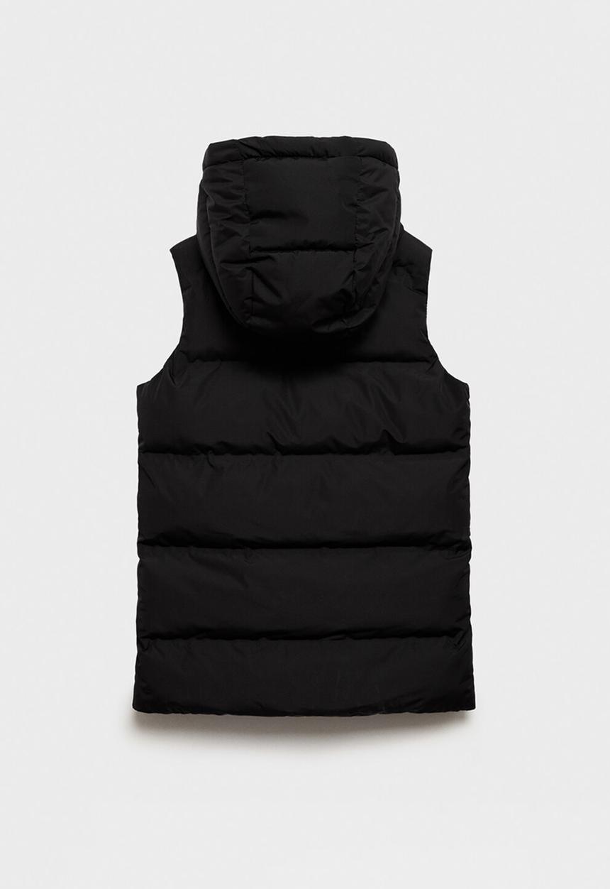 MANGO - Outer vest lina - black