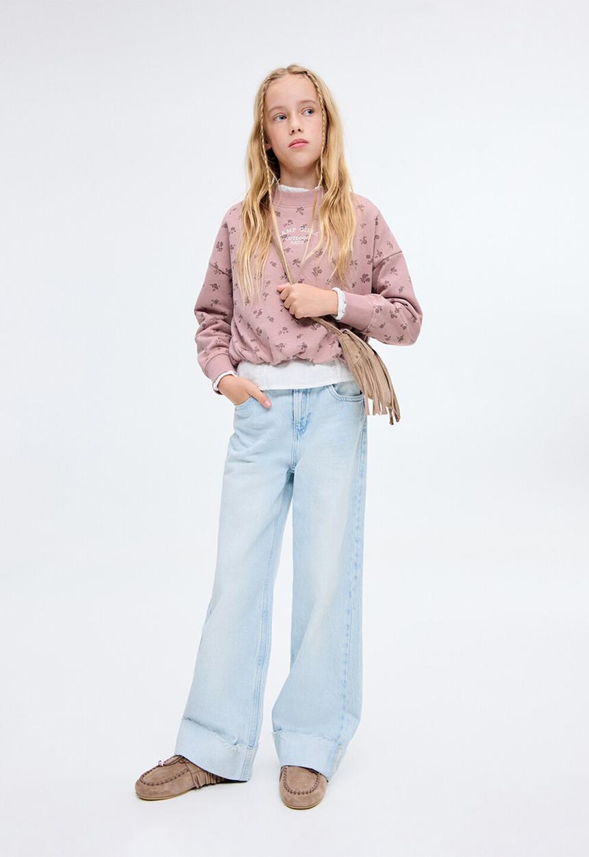 MANGO - Sweatshirt CAMP - Pink