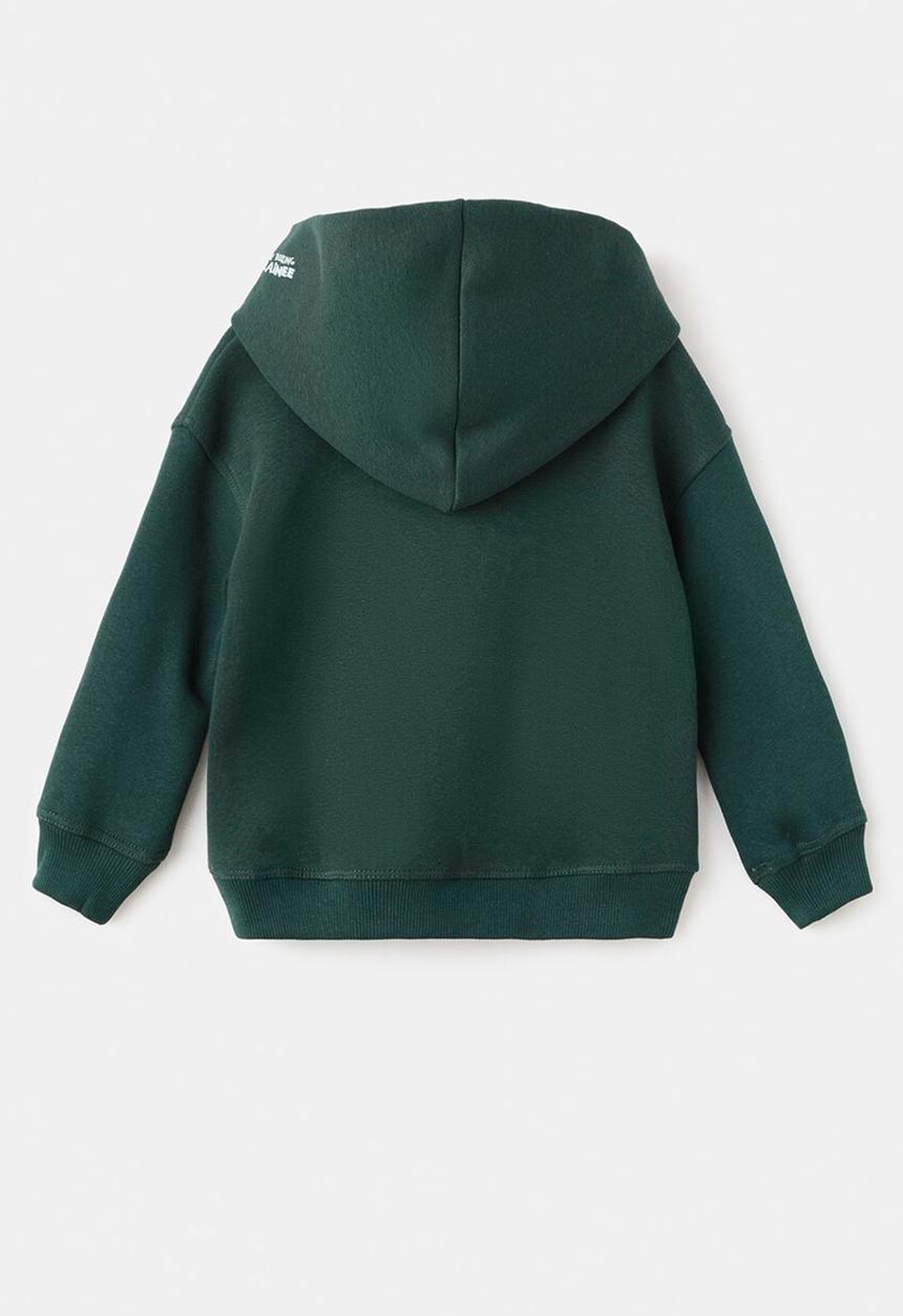 MANGO - Sweatshirt LIFE - Dark Green