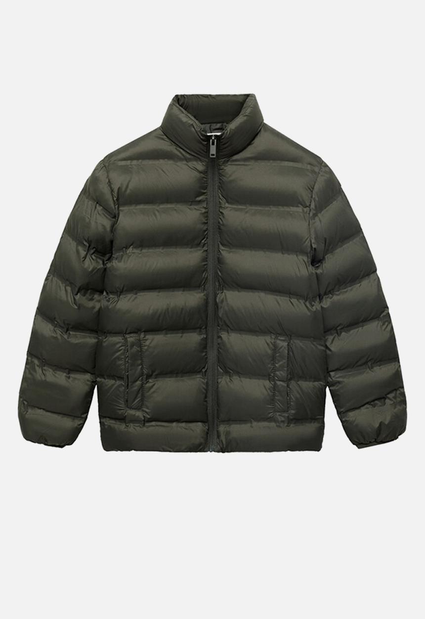MANGO - Puffer coat unico - medium green