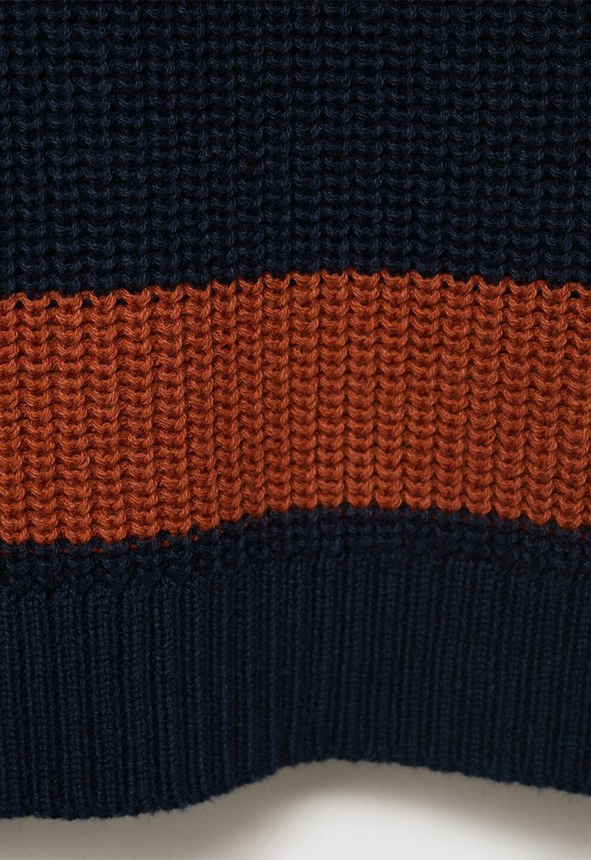 MANGO - Sweater zack - medium orange