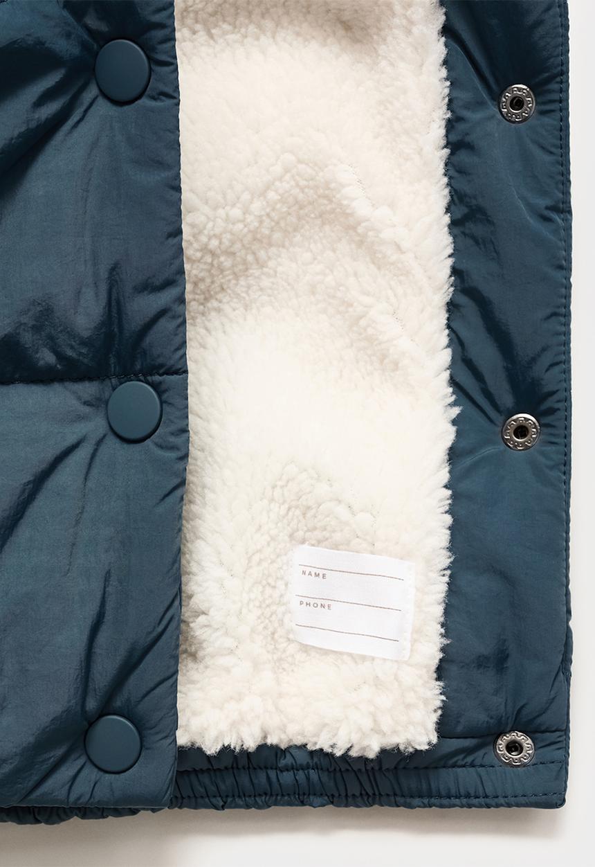 MANGO - Puffer coat coello - dark blue