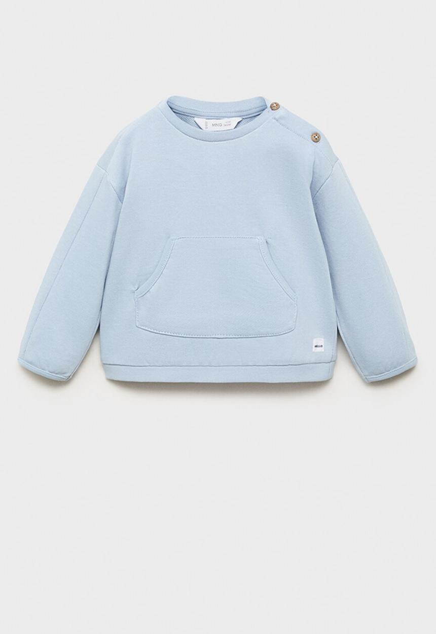 MANGO - Sweatshirt reimss - light pastel blue