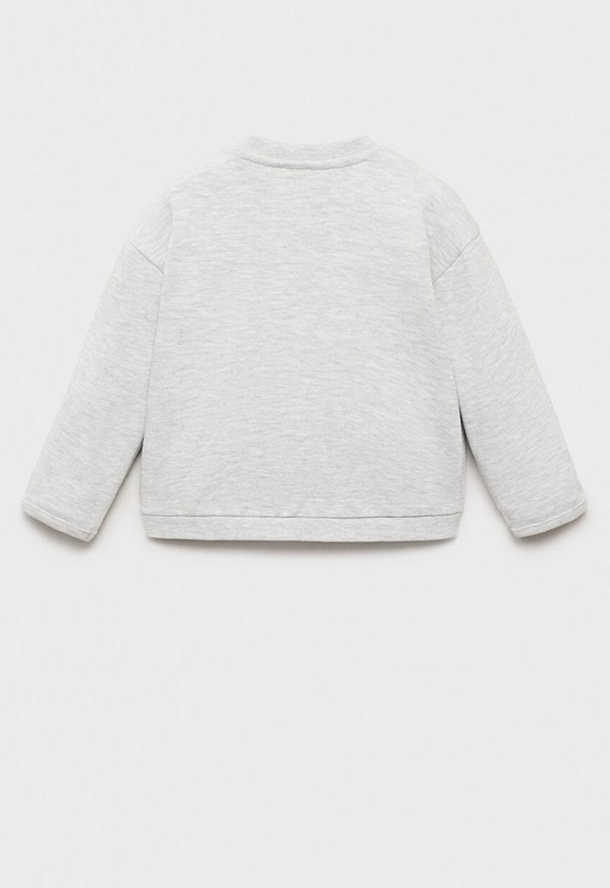 MANGO - Sweatshirt reimss - light pastel gray