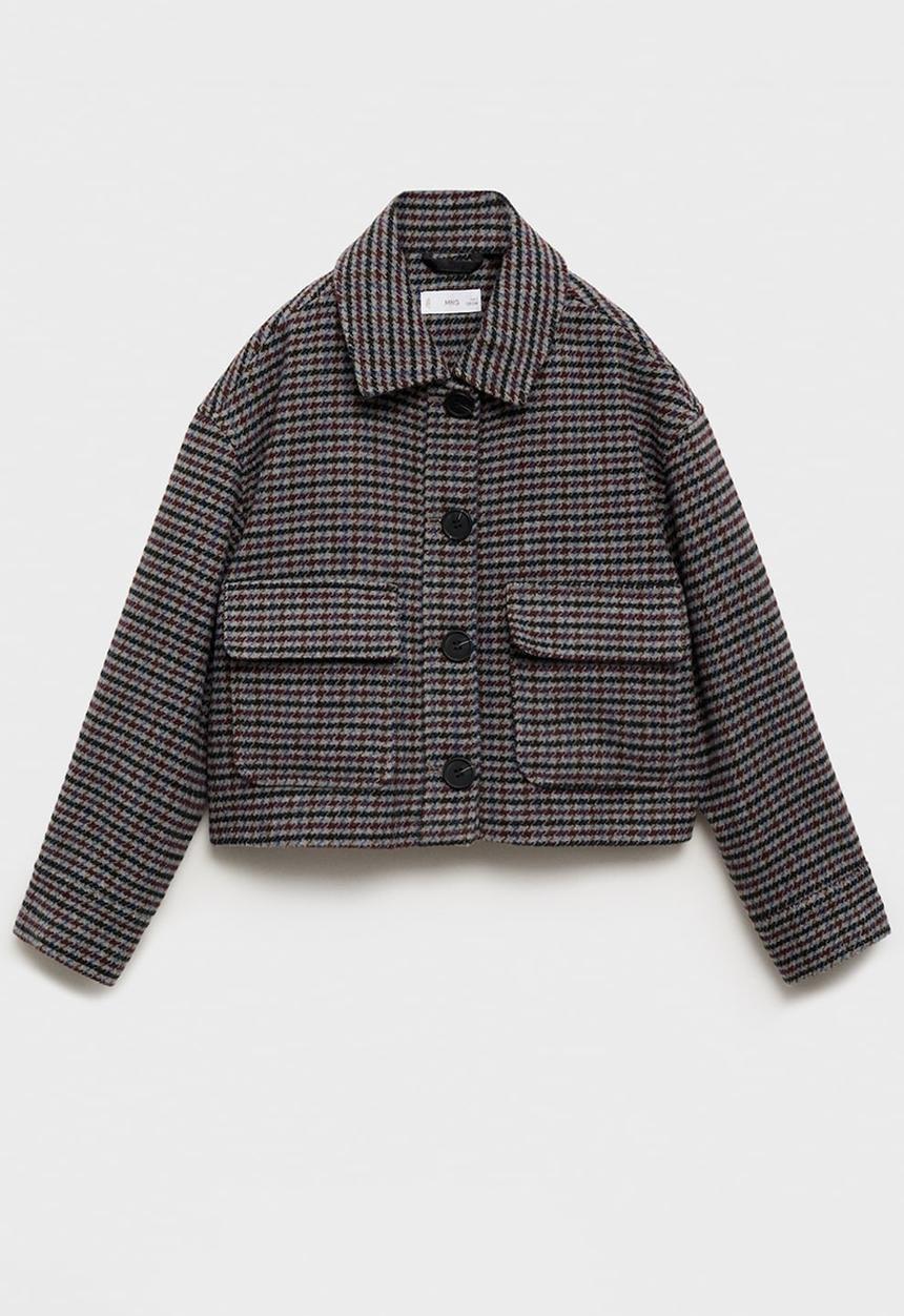 MANGO - Coat vivian - dark red