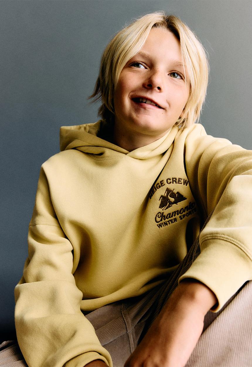 MANGO - Sweatshirt CHAMONIX - Light Pastel Yellow