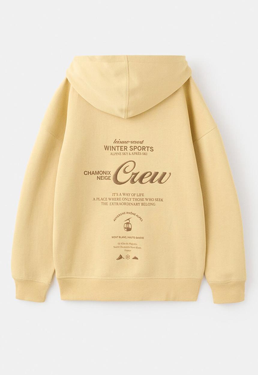 MANGO - Sweatshirt CHAMONIX - Light Pastel Yellow