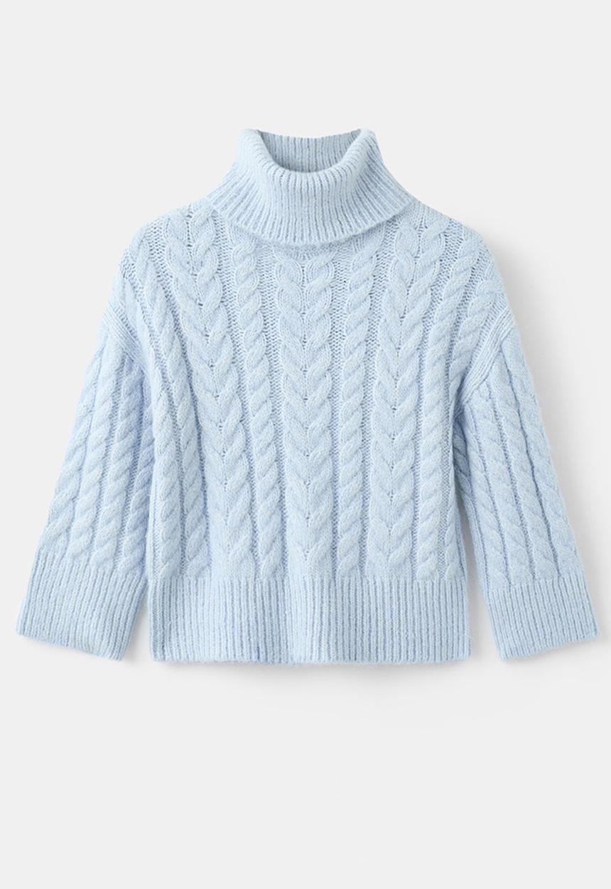 MANGO - Sweater ASPEN - Light Pastel Blue