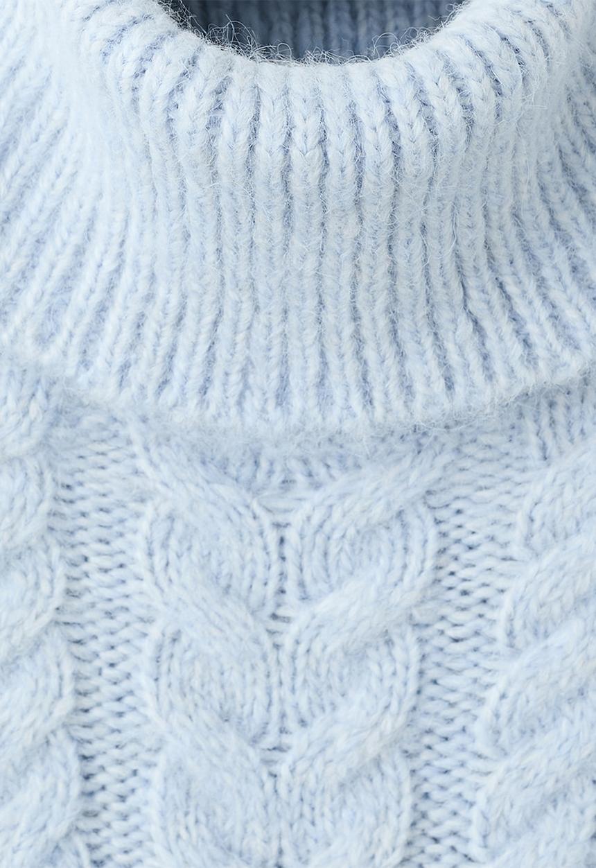 MANGO - Sweater ASPEN - Light Pastel Blue