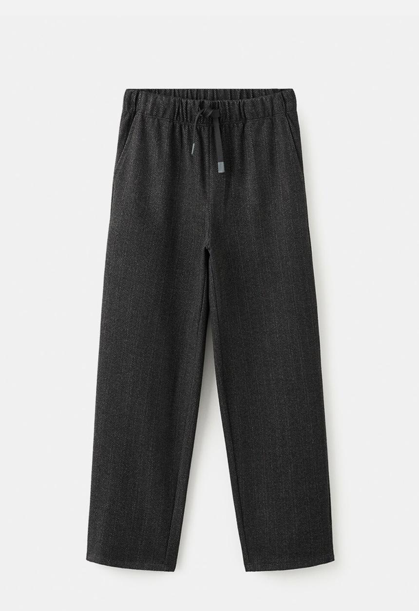 MANGO - Trousers ESPIGA - Charcoal