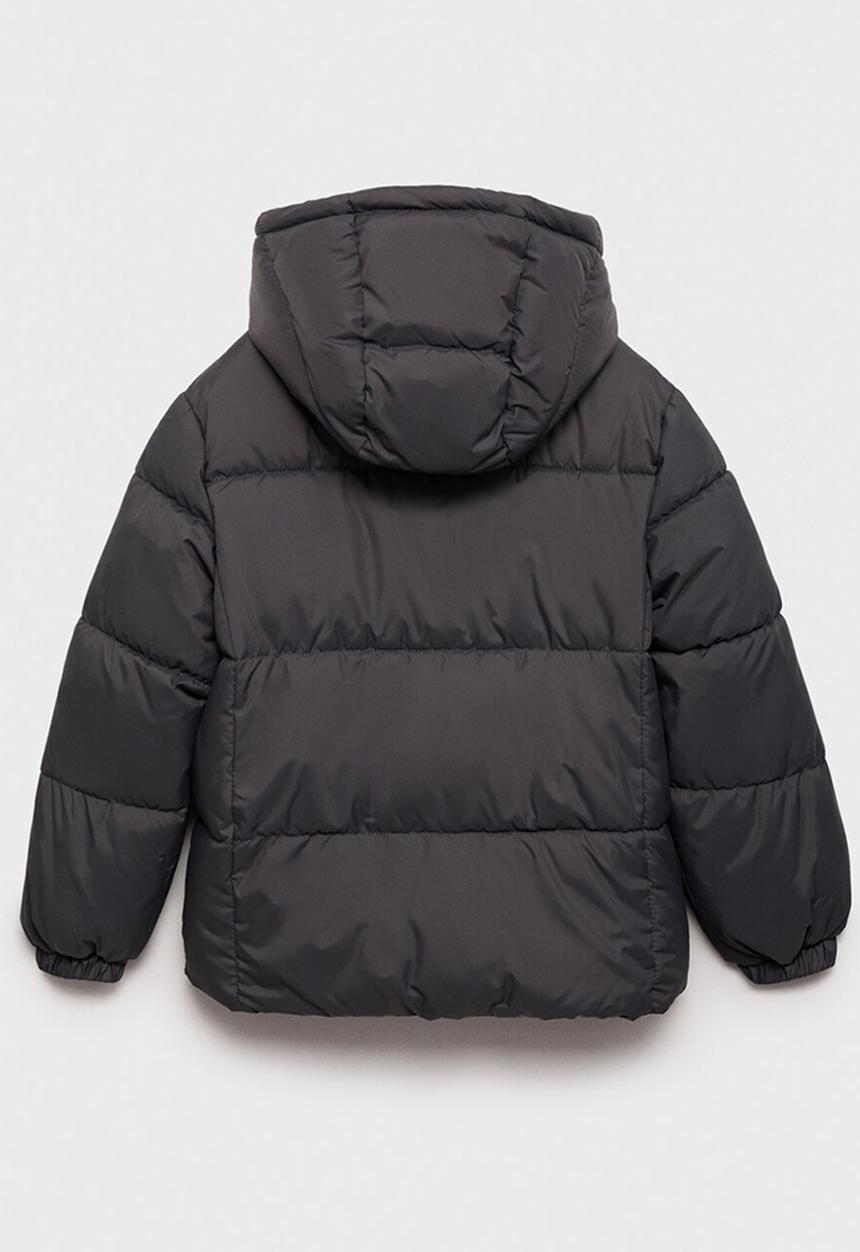 MANGO - Puffer coat america - charcoal