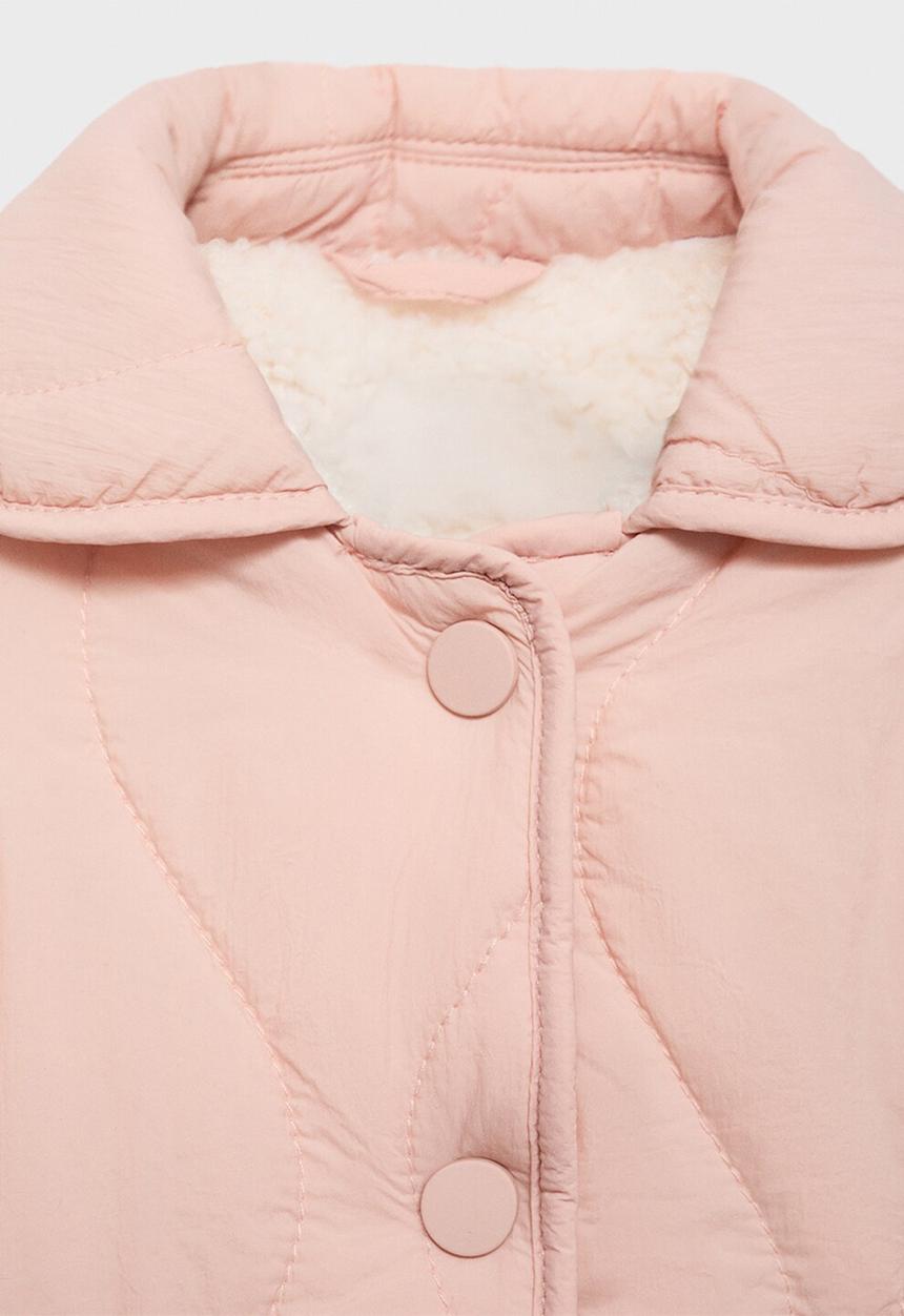 MANGO - Puffer coat husky1 - light/pastel pink
