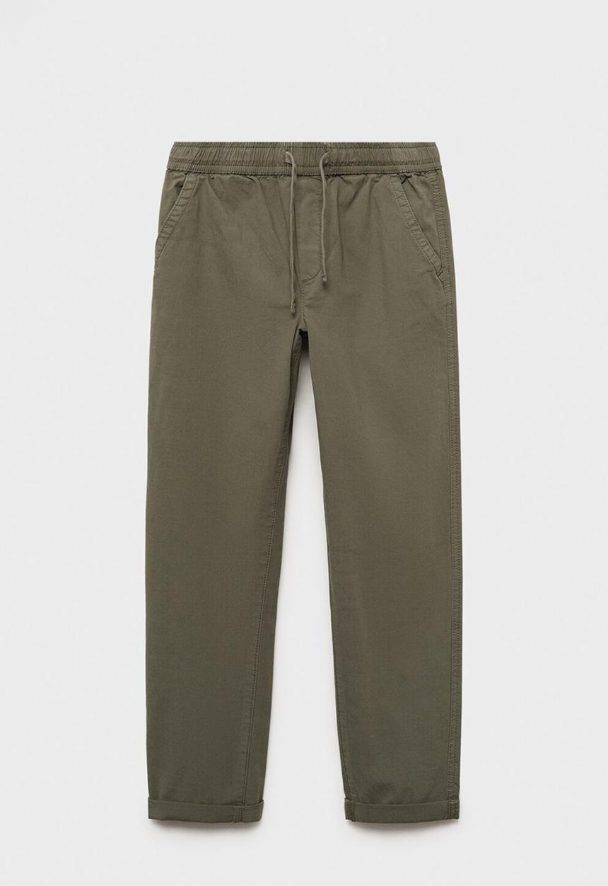 MANGO - Trousers franky - khaki