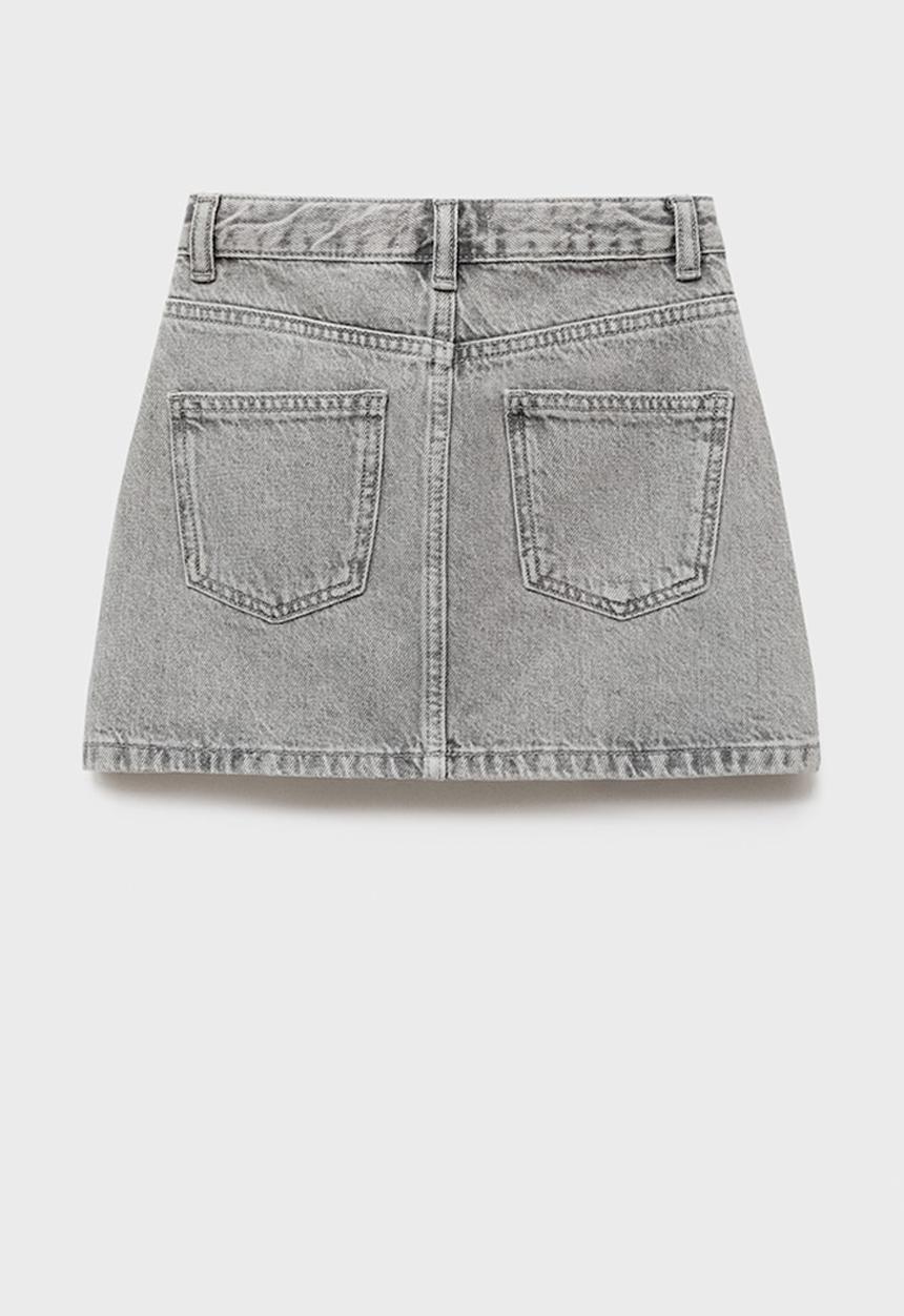 MANGO - Skirt soho - open gray