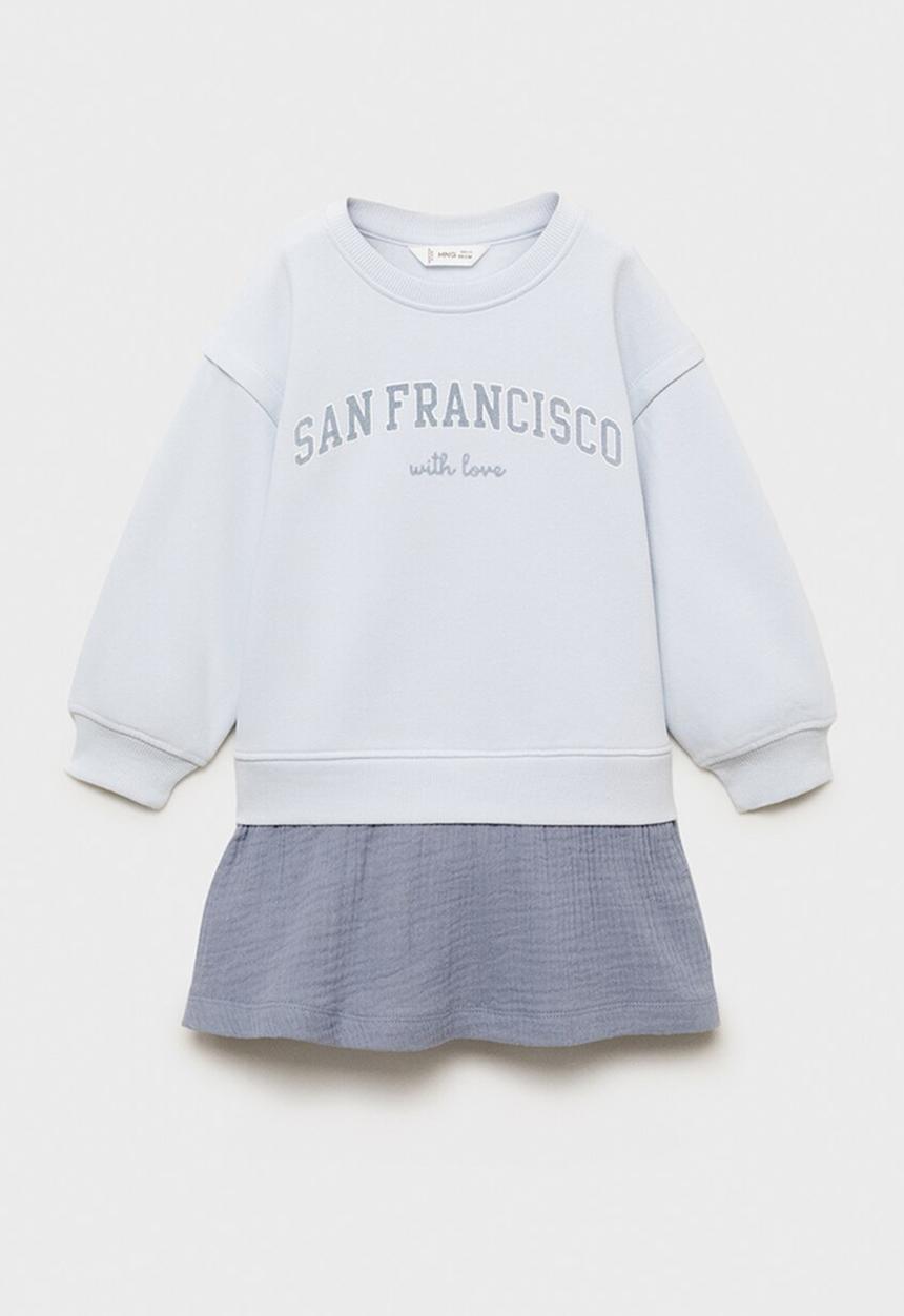 MANGO - Dress sanfran - light/pastel blue