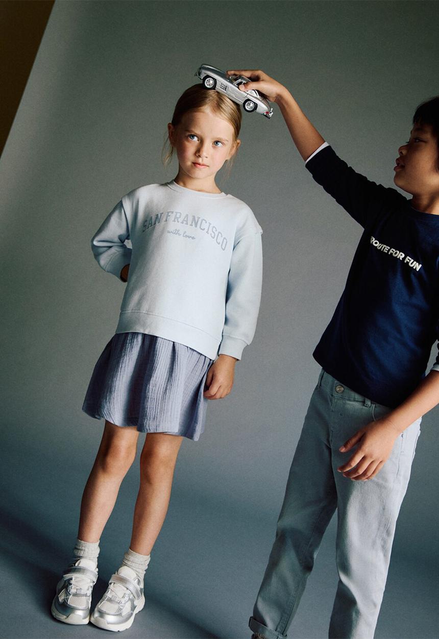 MANGO - Dress sanfran - light/pastel blue