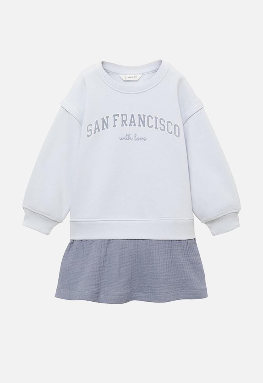 MANGO - Dress sanfran - light/pastel blue