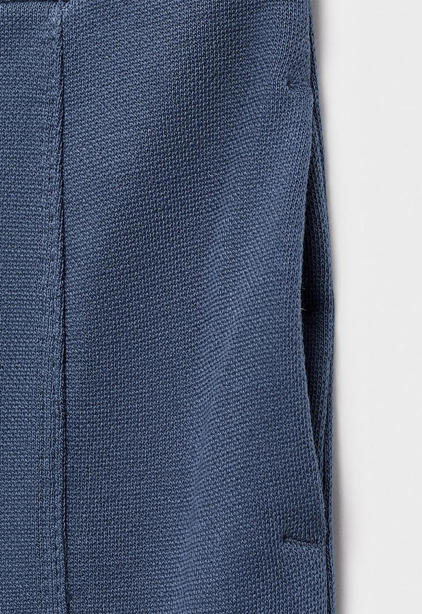 MANGO - Joggers piqueset - dark blue
