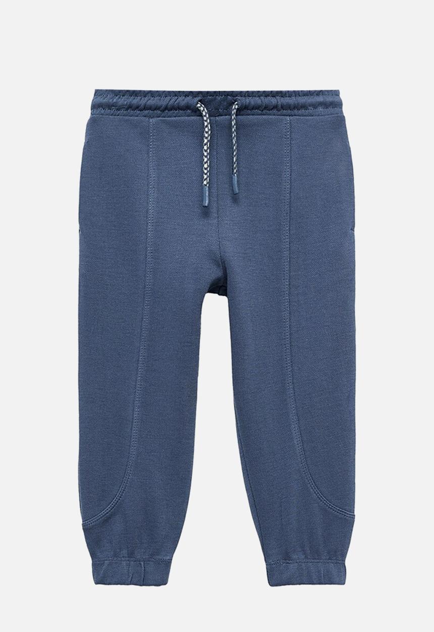 MANGO - Joggers piqueset - dark blue